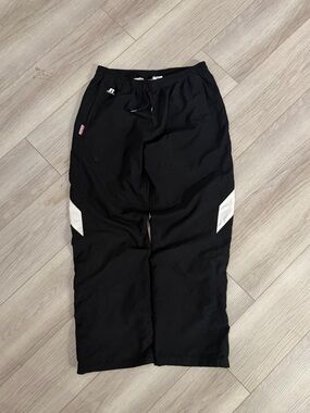 Vintage Russell Baggy Track Pants with White Side Panels